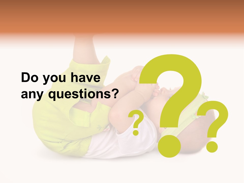 Son Adorable Closeup PowerPoint Template