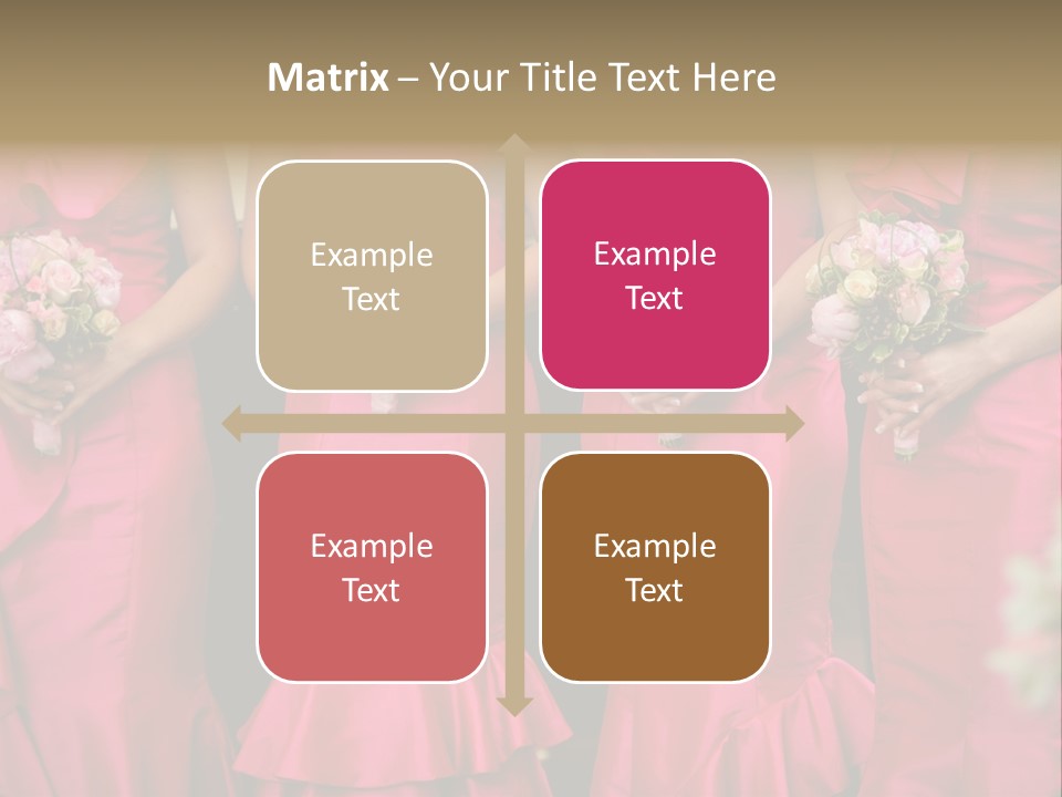 Attractive Bouquet Detail PowerPoint Template