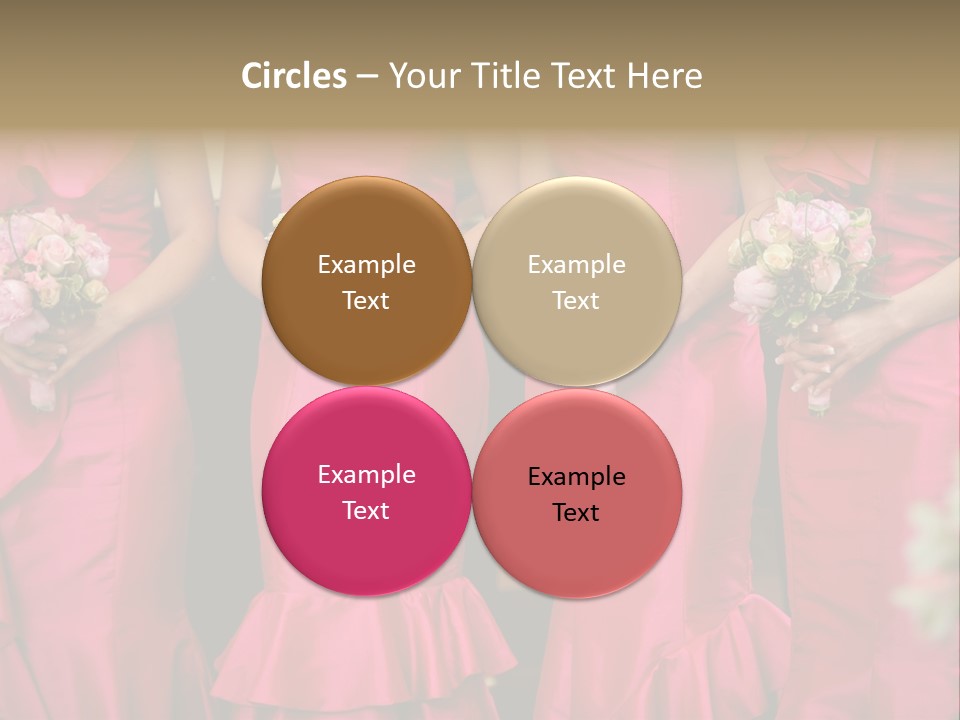 Attractive Bouquet Detail PowerPoint Template