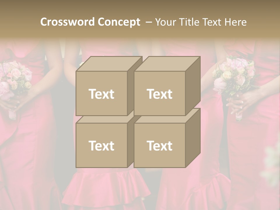 Attractive Bouquet Detail PowerPoint Template