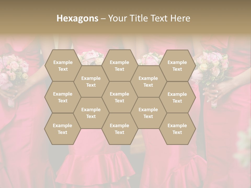 Attractive Bouquet Detail PowerPoint Template