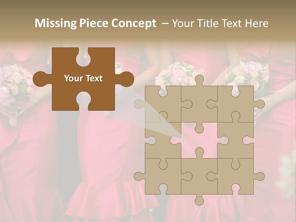 Attractive Bouquet Detail PowerPoint Template