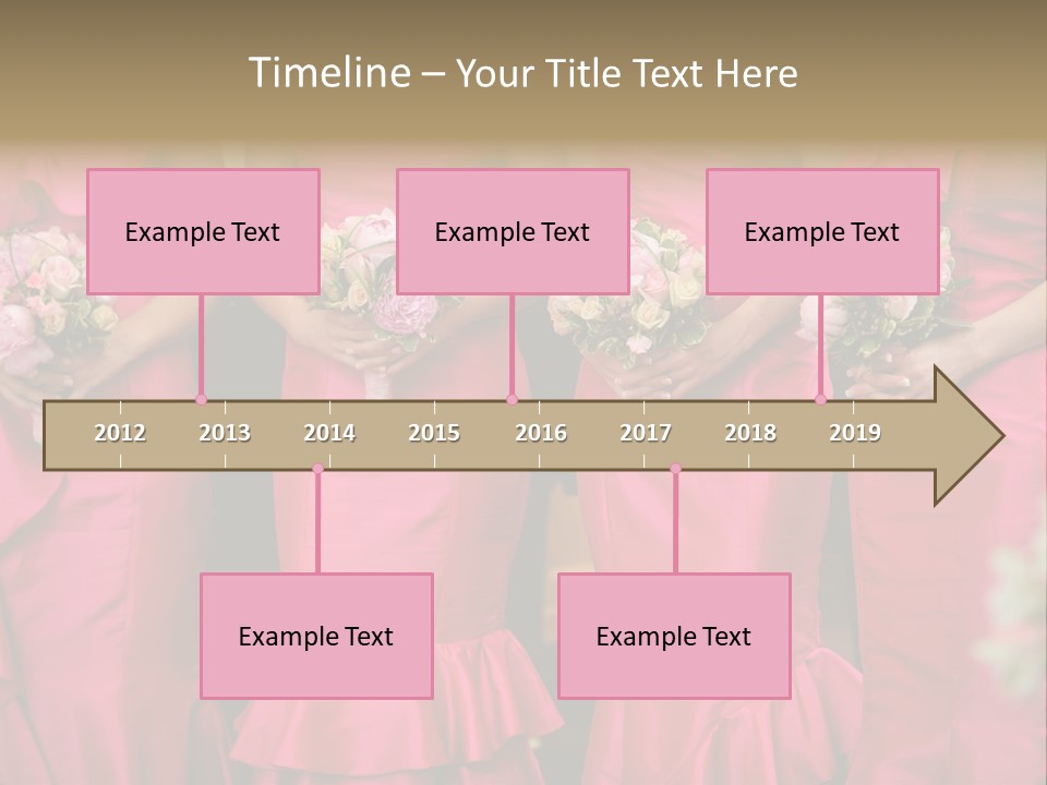 Attractive Bouquet Detail PowerPoint Template