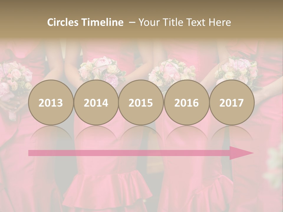 Attractive Bouquet Detail PowerPoint Template