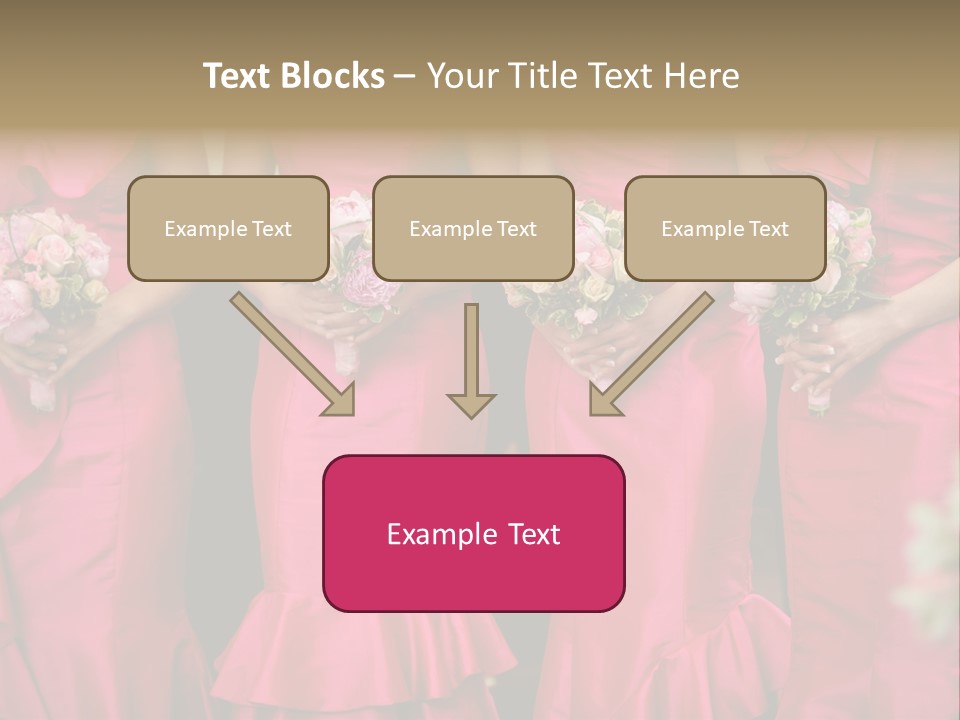 Attractive Bouquet Detail PowerPoint Template
