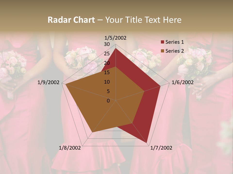 Attractive Bouquet Detail PowerPoint Template
