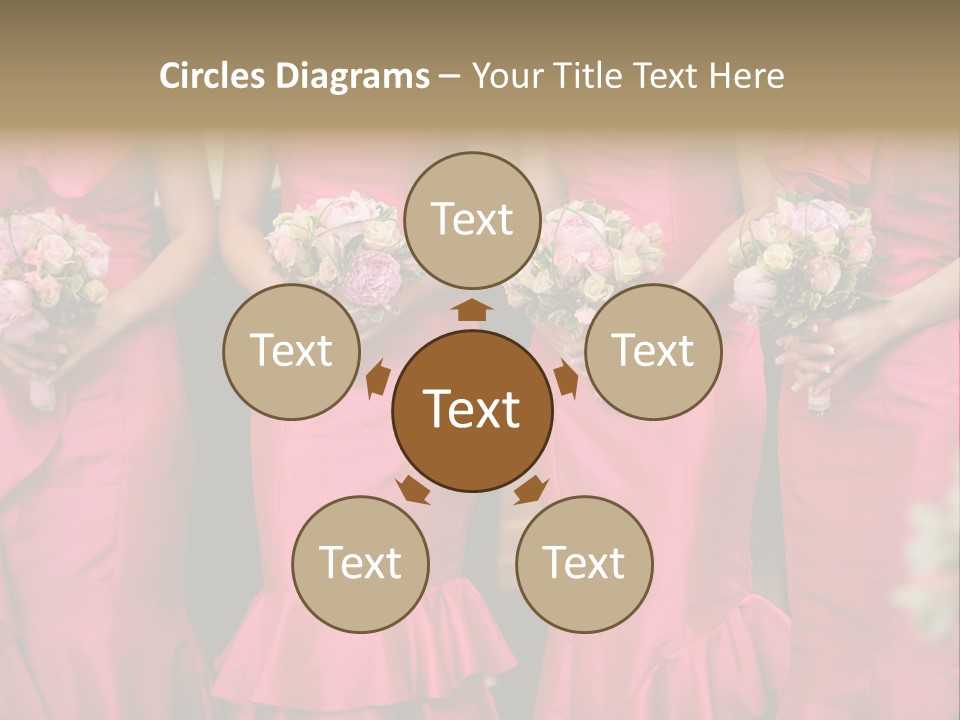 Attractive Bouquet Detail PowerPoint Template