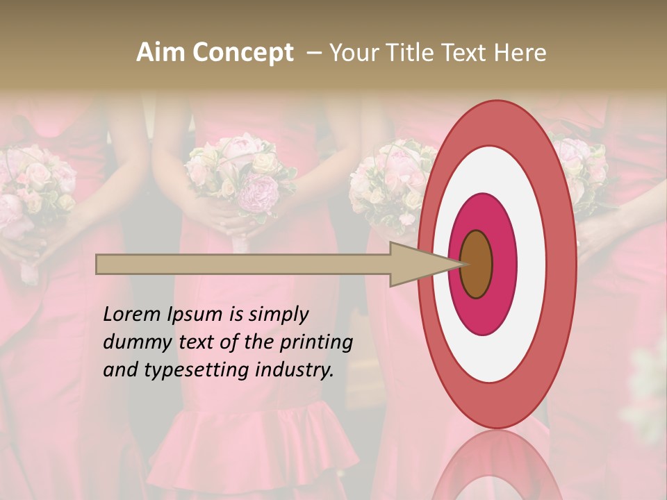 Attractive Bouquet Detail PowerPoint Template