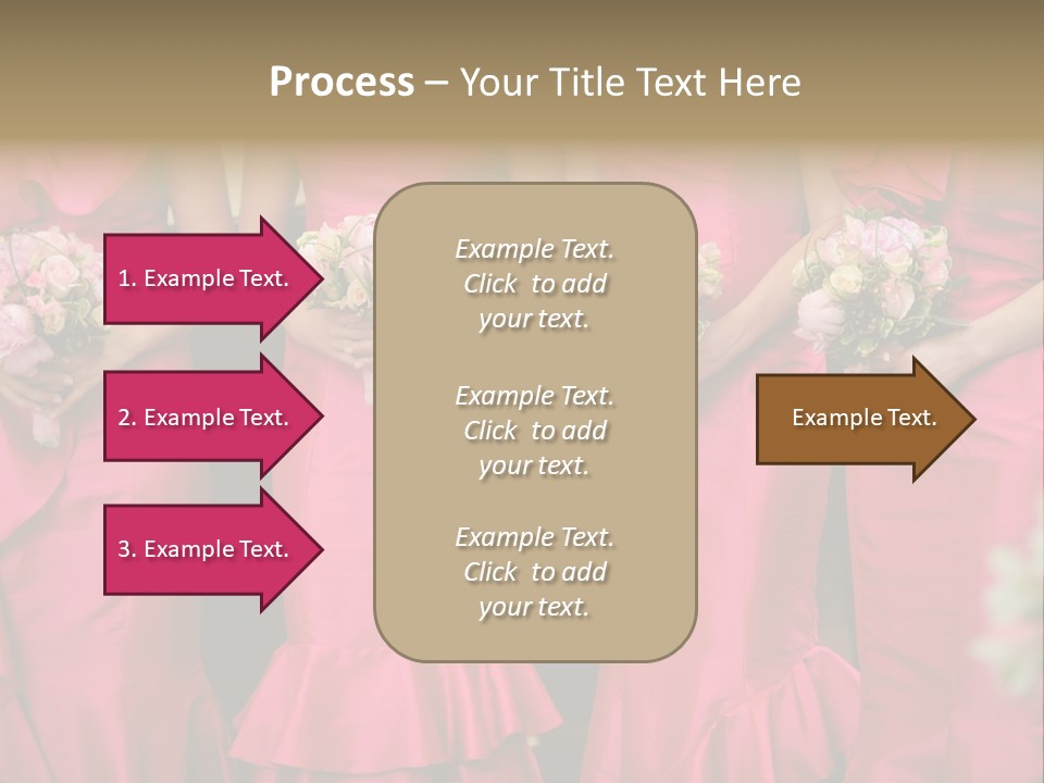 Attractive Bouquet Detail PowerPoint Template