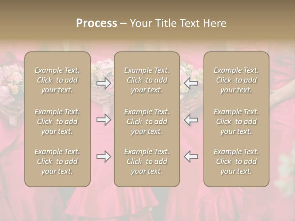 Attractive Bouquet Detail PowerPoint Template