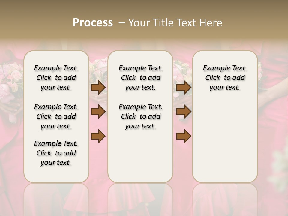 Attractive Bouquet Detail PowerPoint Template