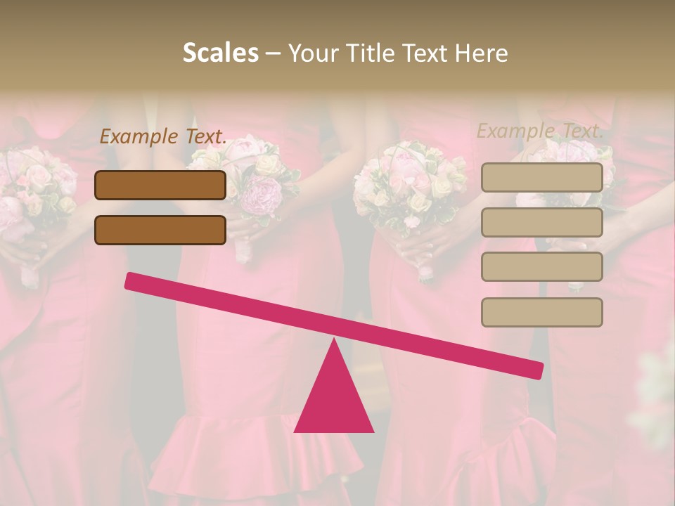 Attractive Bouquet Detail PowerPoint Template