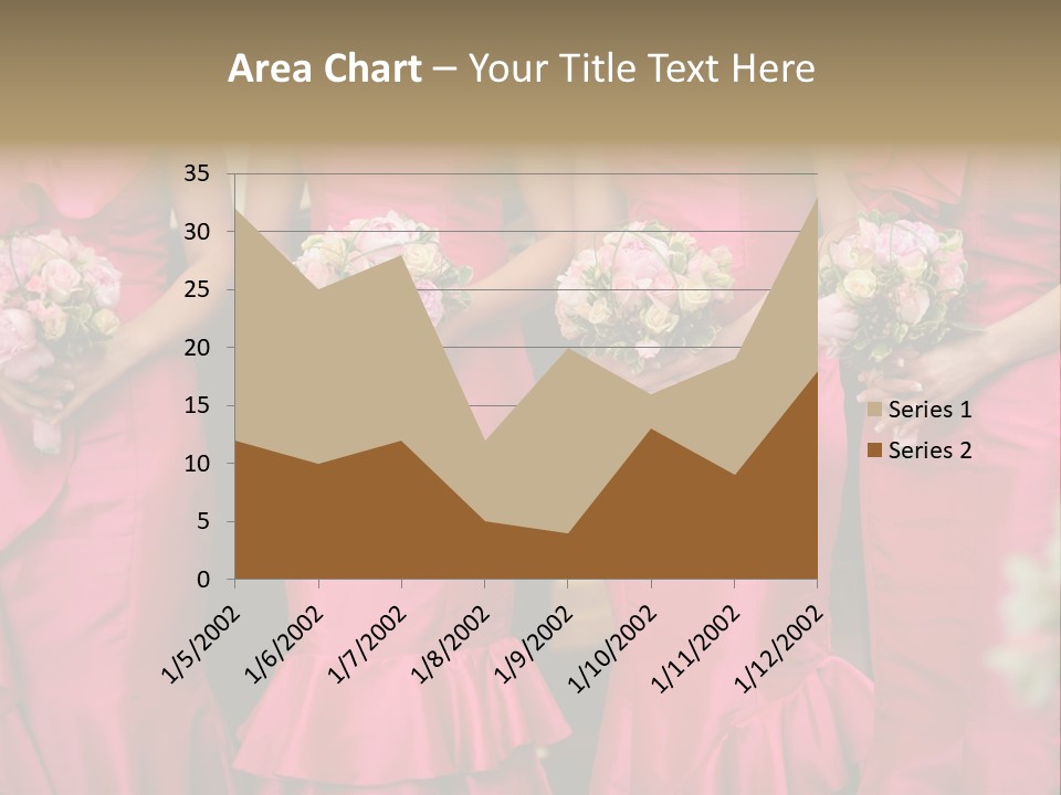 Attractive Bouquet Detail PowerPoint Template