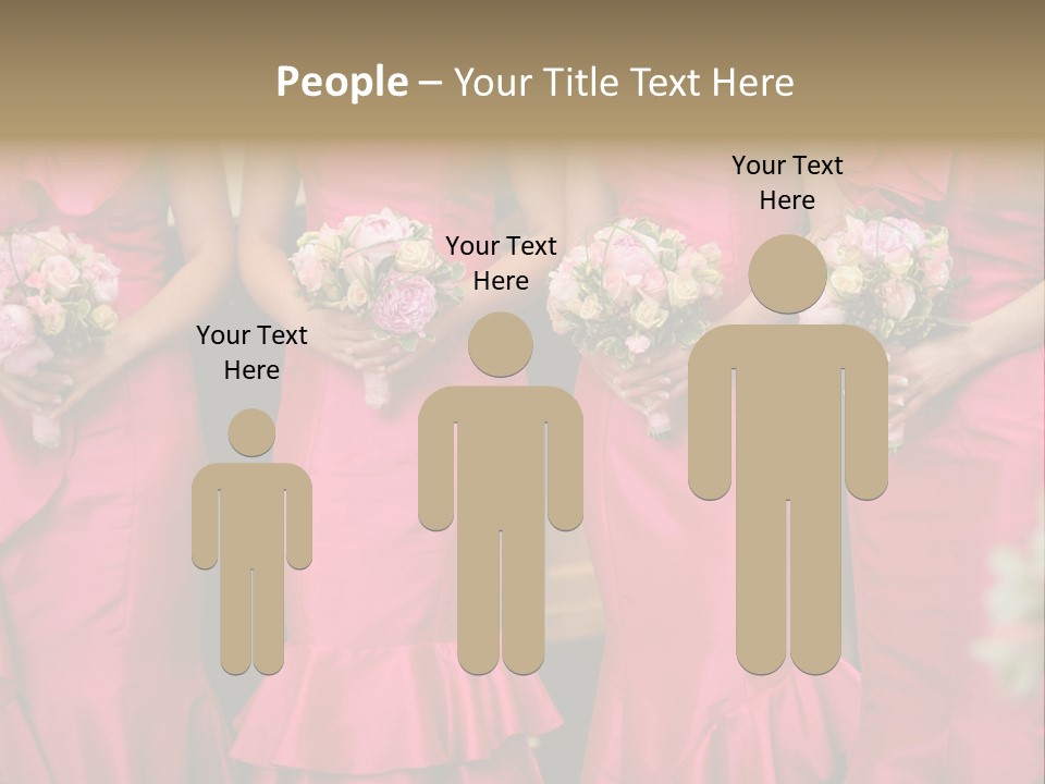 Attractive Bouquet Detail PowerPoint Template