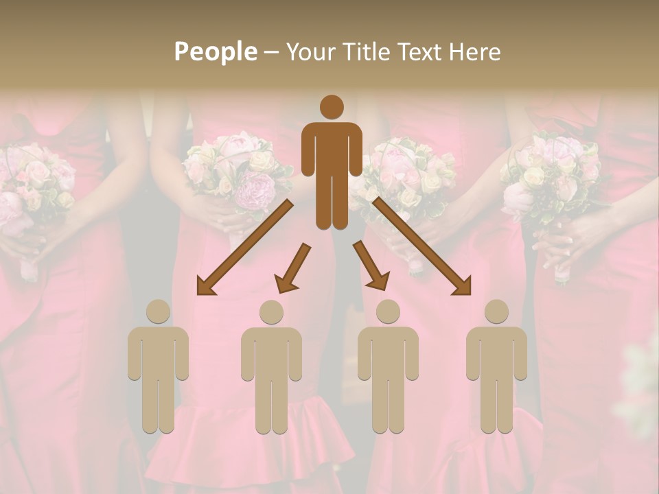 Attractive Bouquet Detail PowerPoint Template