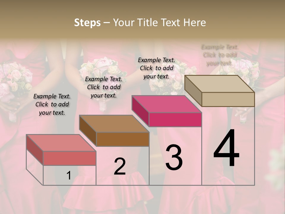 Attractive Bouquet Detail PowerPoint Template