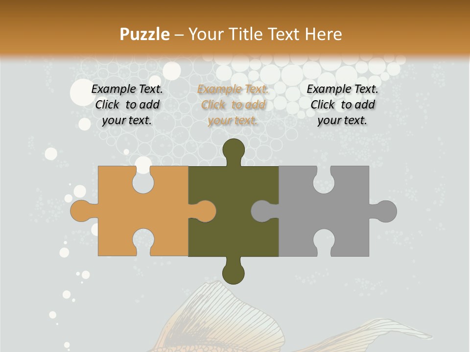 Cartoon Drawing Golden PowerPoint Template