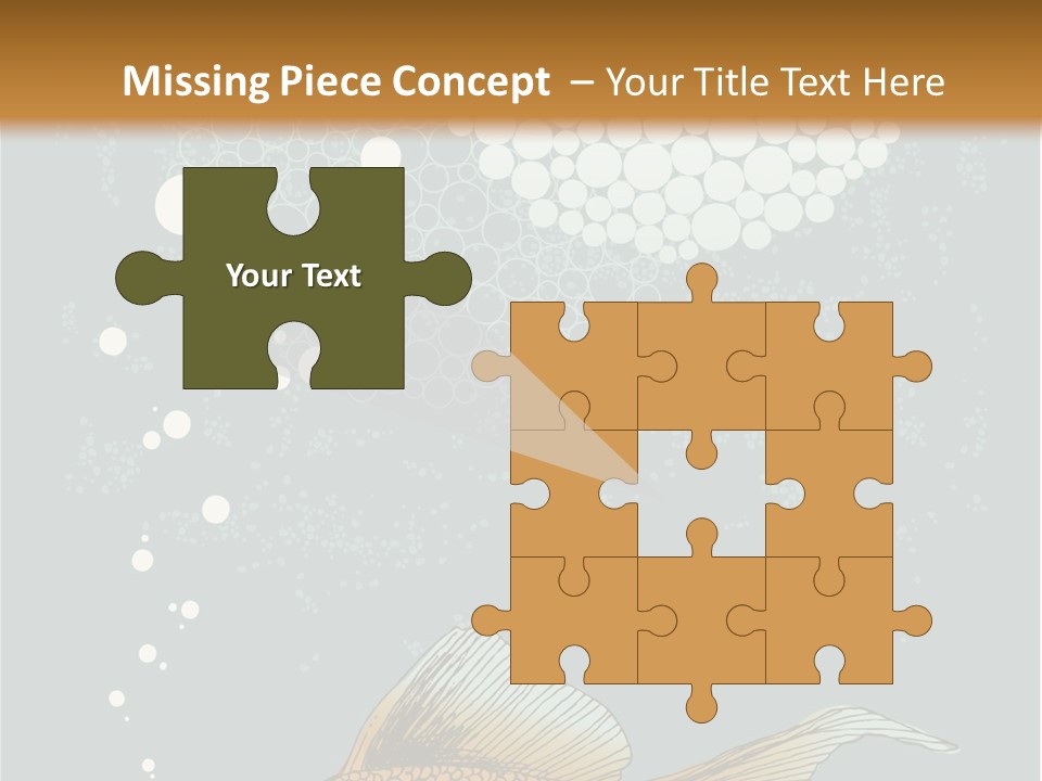 Cartoon Drawing Golden PowerPoint Template