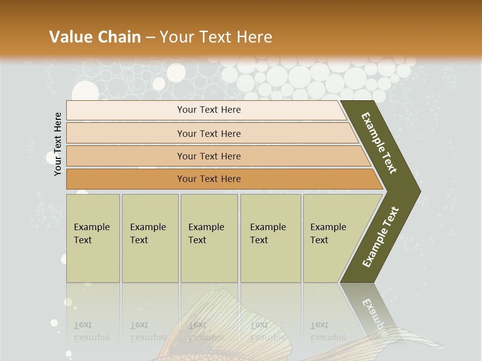 Cartoon Drawing Golden PowerPoint Template