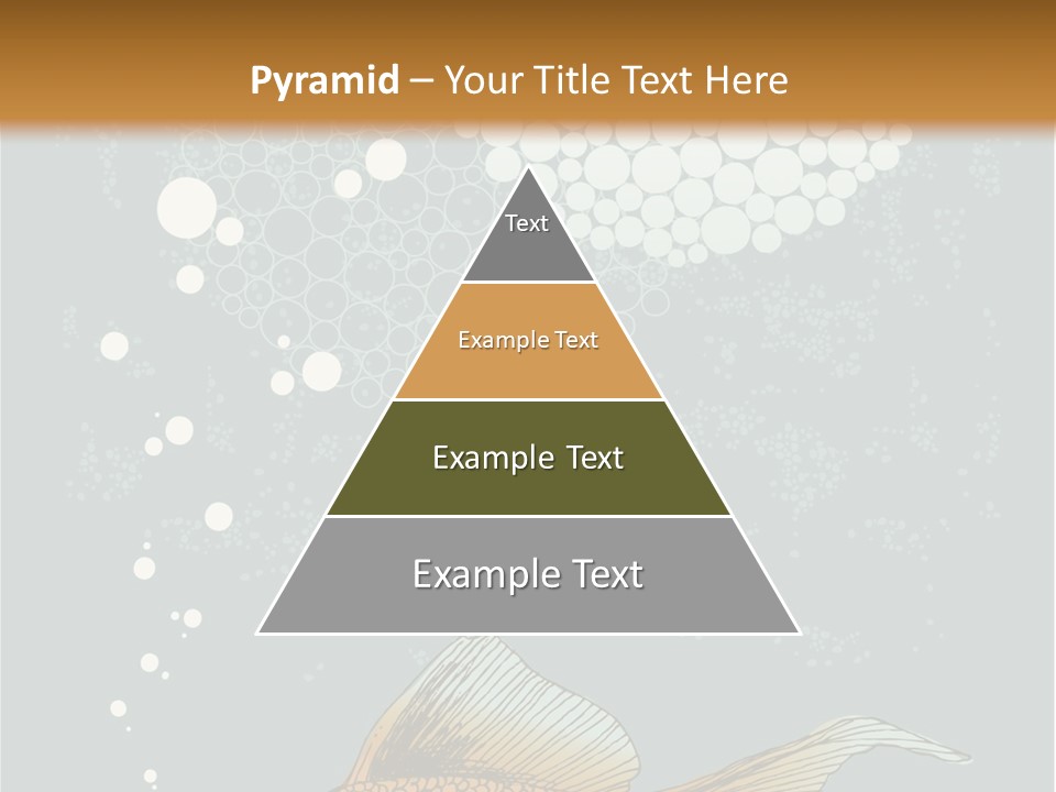 Cartoon Drawing Golden PowerPoint Template