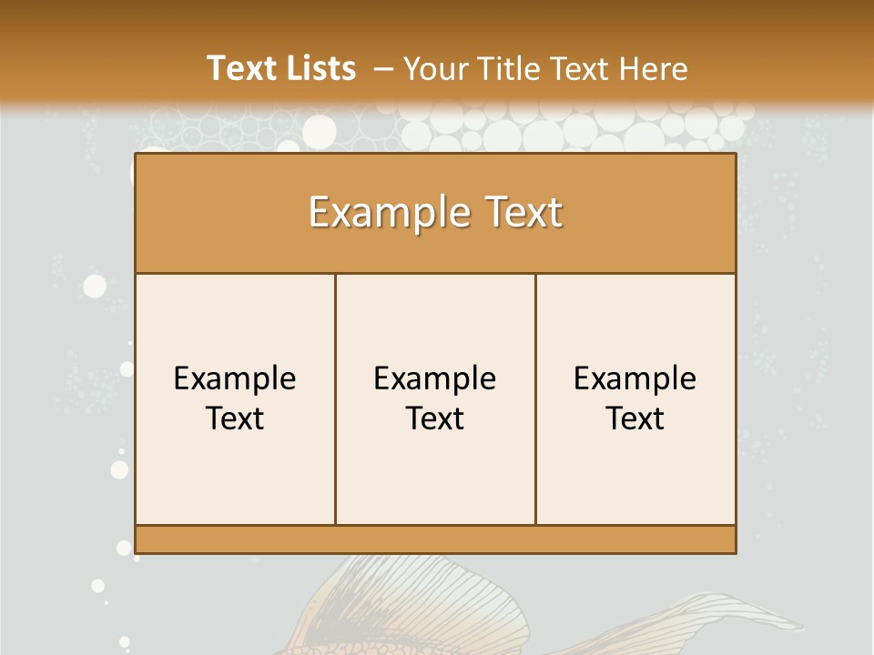 Cartoon Drawing Golden PowerPoint Template