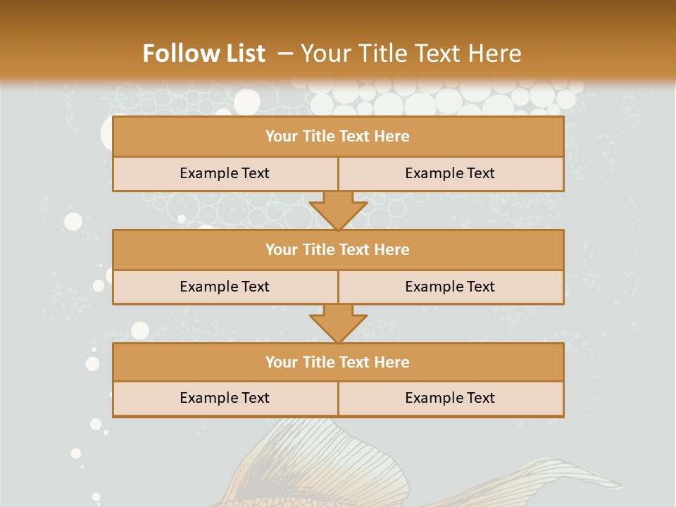 Cartoon Drawing Golden PowerPoint Template