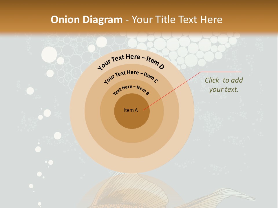 Cartoon Drawing Golden PowerPoint Template