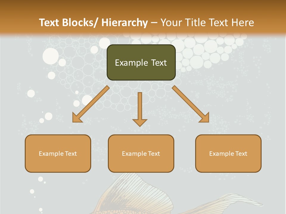 Cartoon Drawing Golden PowerPoint Template