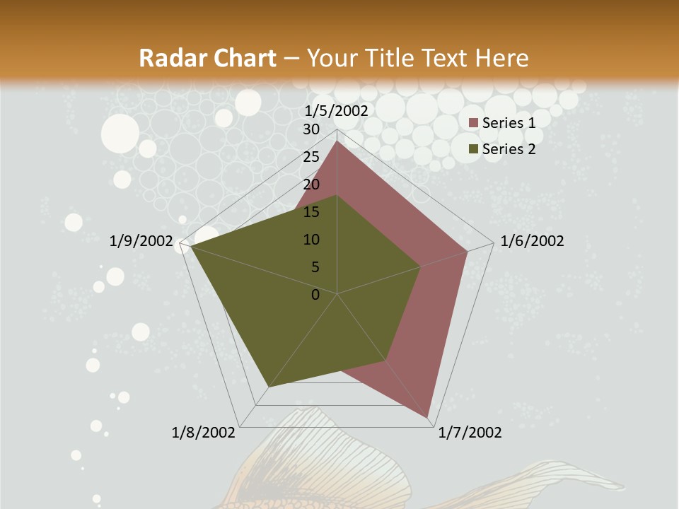 Cartoon Drawing Golden PowerPoint Template