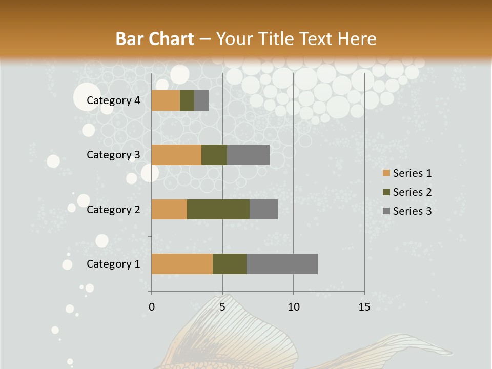 Cartoon Drawing Golden PowerPoint Template
