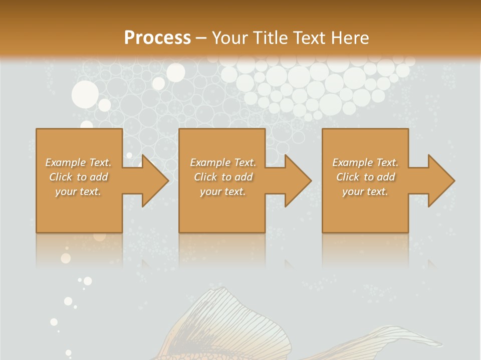 Cartoon Drawing Golden PowerPoint Template