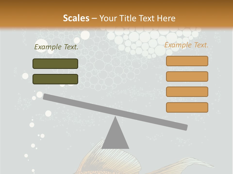 Cartoon Drawing Golden PowerPoint Template