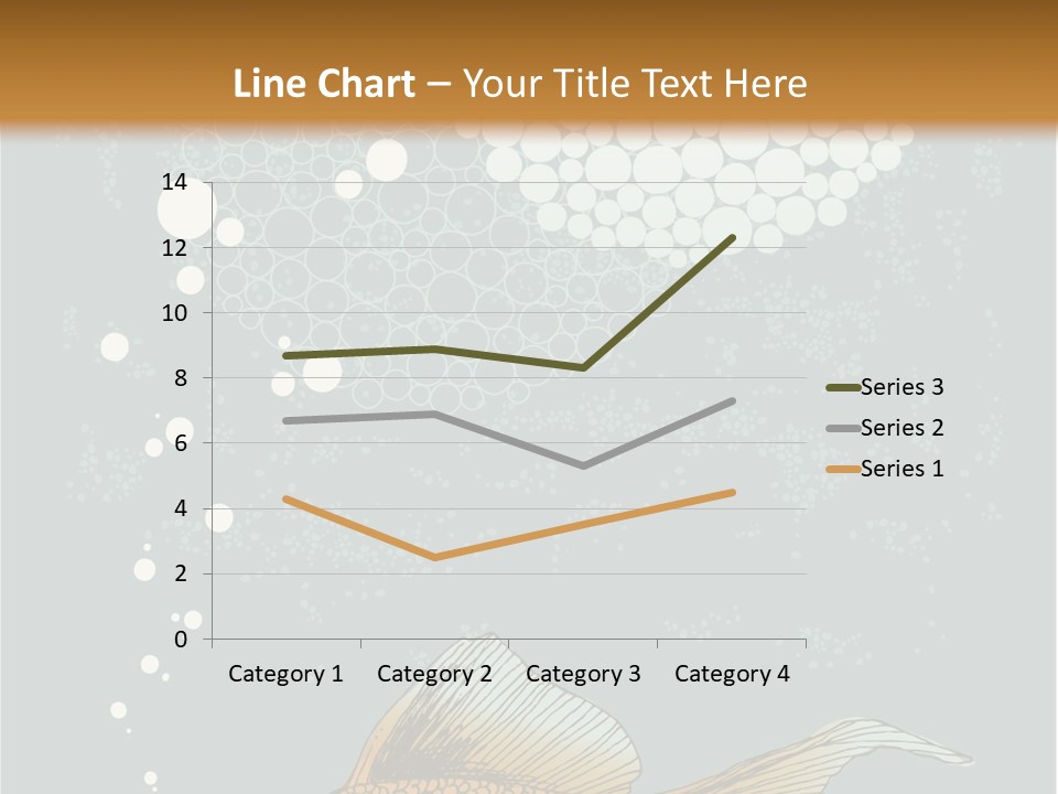 Cartoon Drawing Golden PowerPoint Template