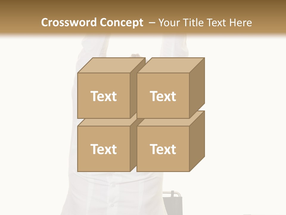 Woman Success Happy PowerPoint Template