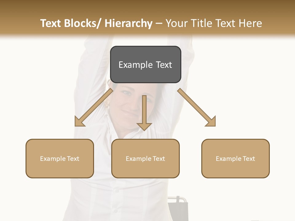 Woman Success Happy PowerPoint Template