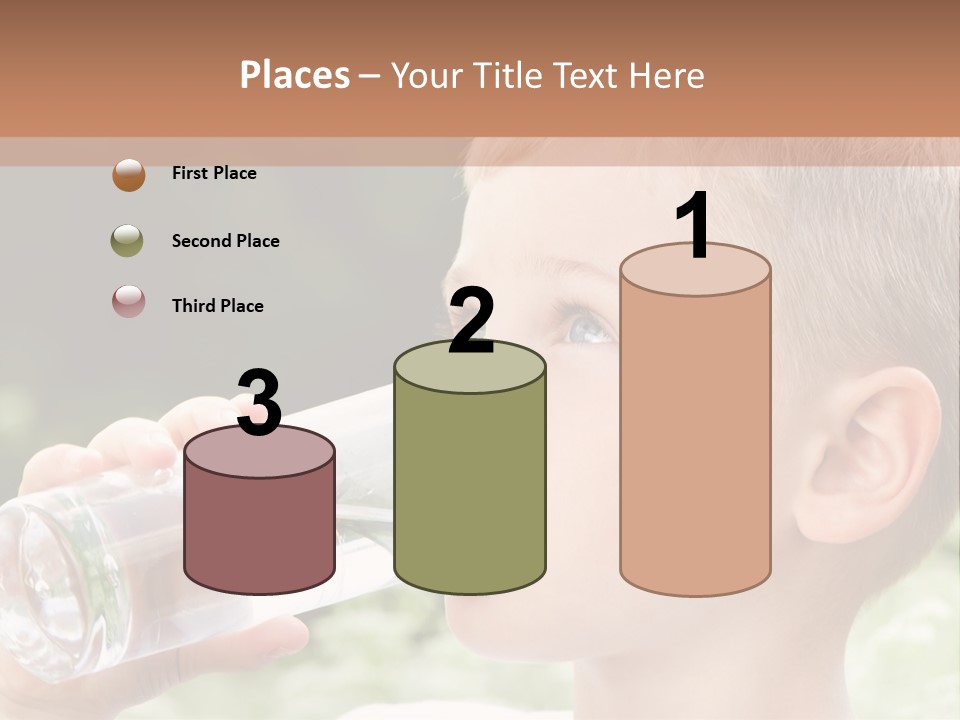 Outdoor Arm Goblet PowerPoint Template