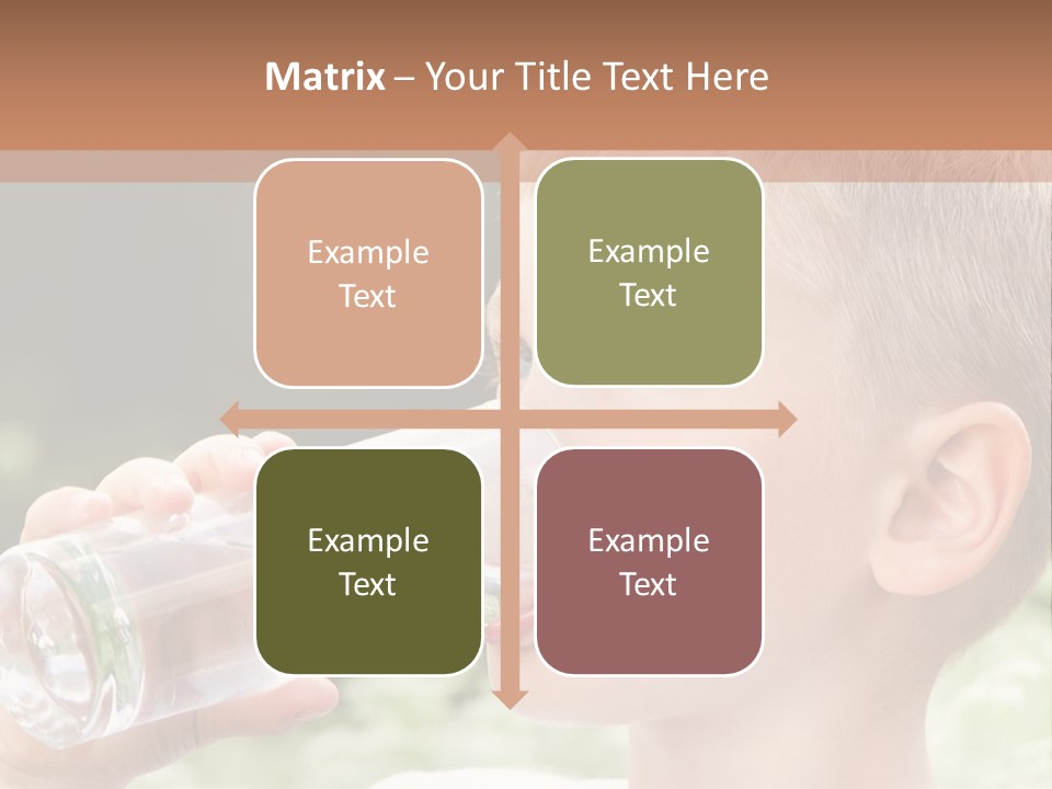 Outdoor Arm Goblet PowerPoint Template