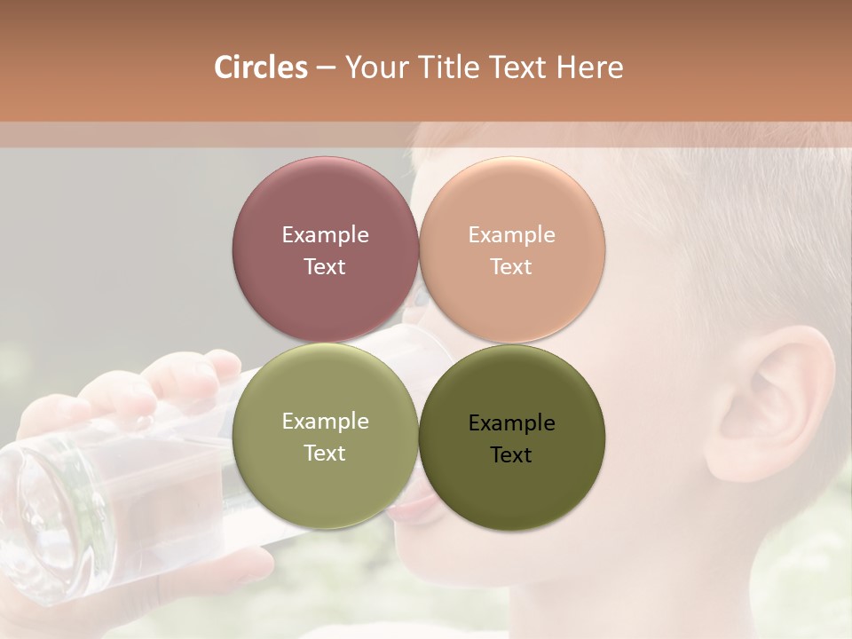 Outdoor Arm Goblet PowerPoint Template