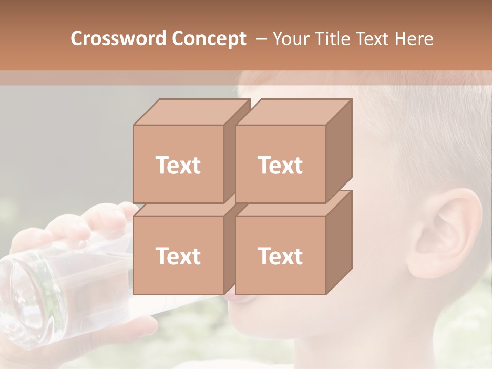 Outdoor Arm Goblet PowerPoint Template