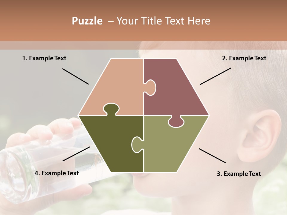 Outdoor Arm Goblet PowerPoint Template