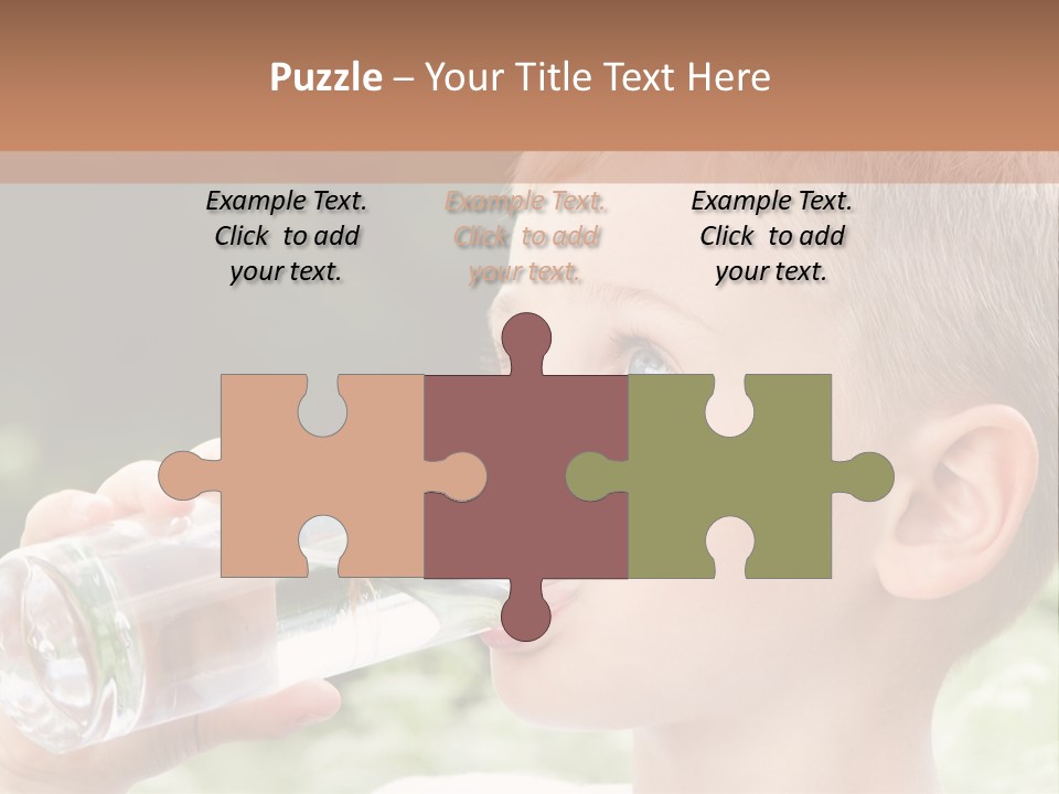 Outdoor Arm Goblet PowerPoint Template