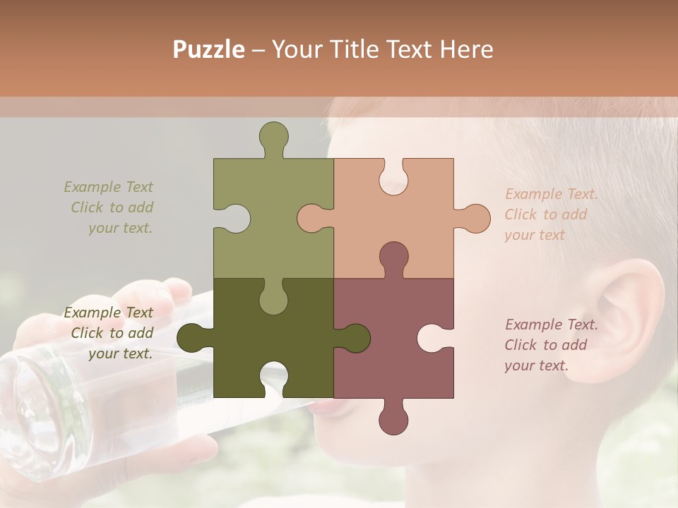 Outdoor Arm Goblet PowerPoint Template