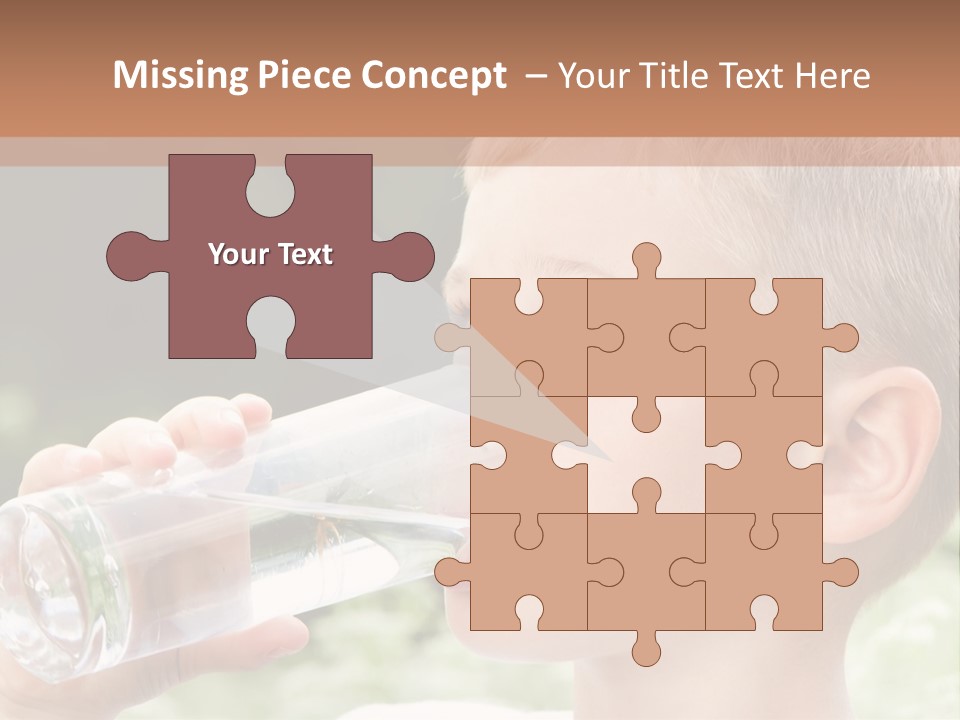 Outdoor Arm Goblet PowerPoint Template