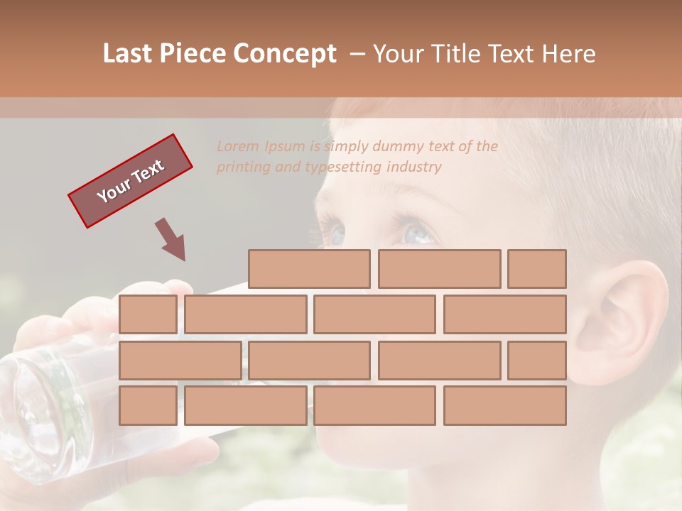 Outdoor Arm Goblet PowerPoint Template