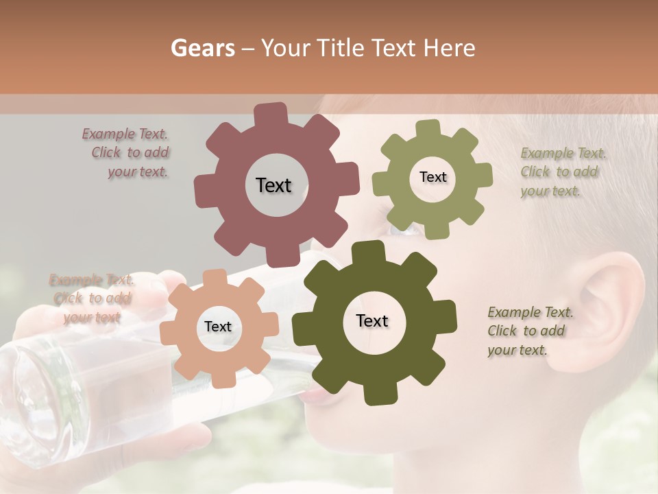 Outdoor Arm Goblet PowerPoint Template