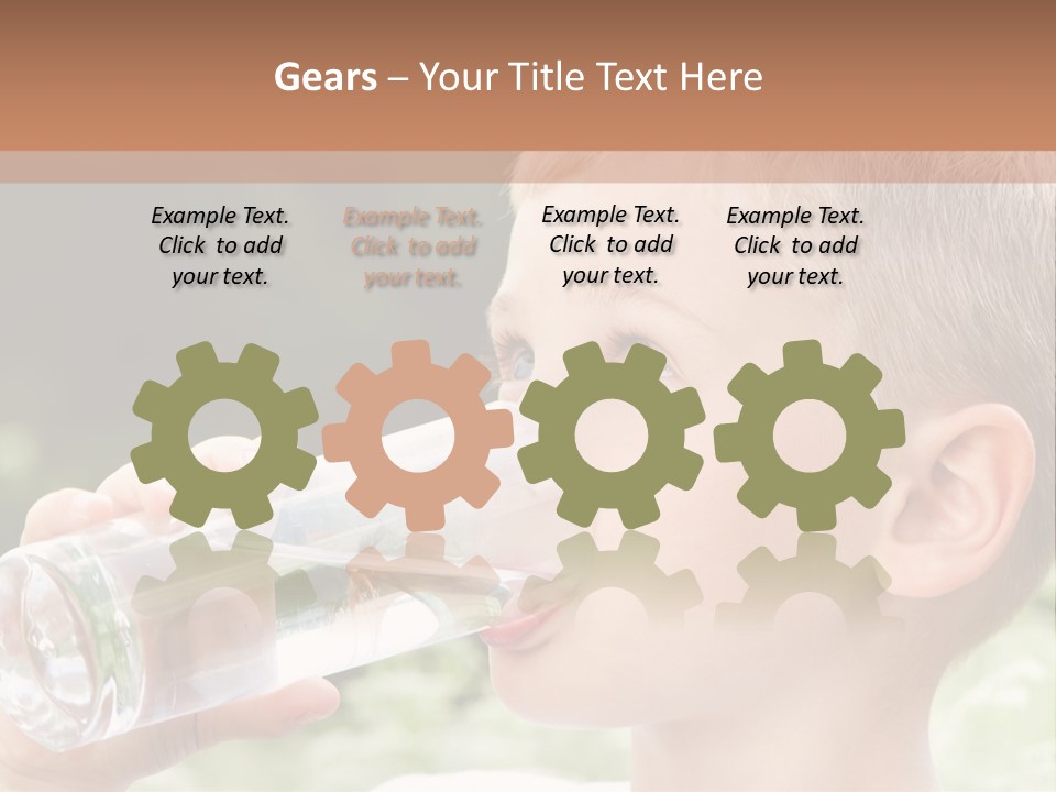 Outdoor Arm Goblet PowerPoint Template