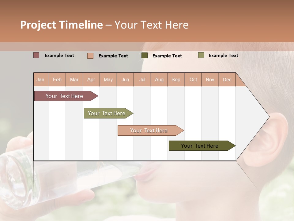 Outdoor Arm Goblet PowerPoint Template