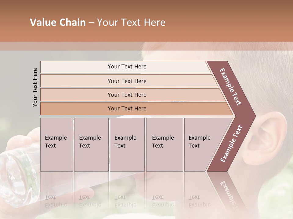 Outdoor Arm Goblet PowerPoint Template