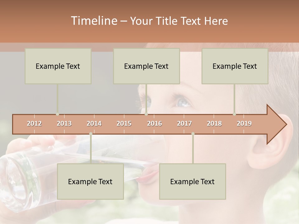 Outdoor Arm Goblet PowerPoint Template