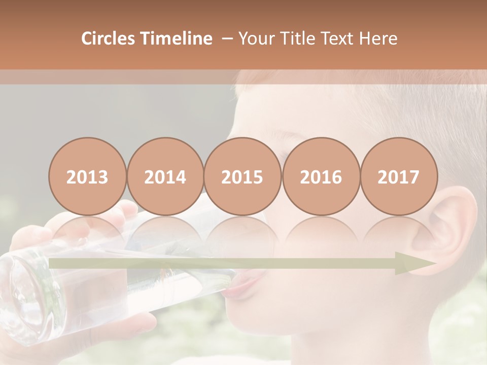 Outdoor Arm Goblet PowerPoint Template